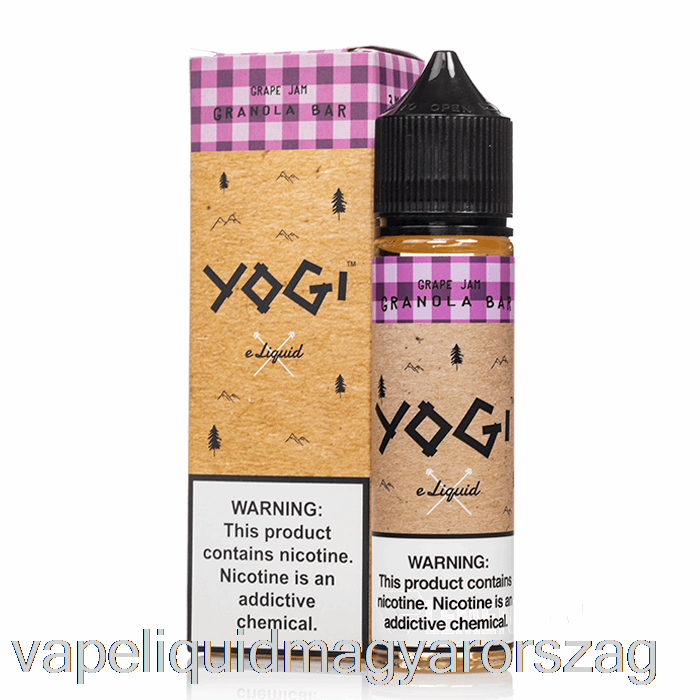 Szőlő Lekváros Granola Szelet - Yogi E-liquid - 60ml 6mg Vape Toll